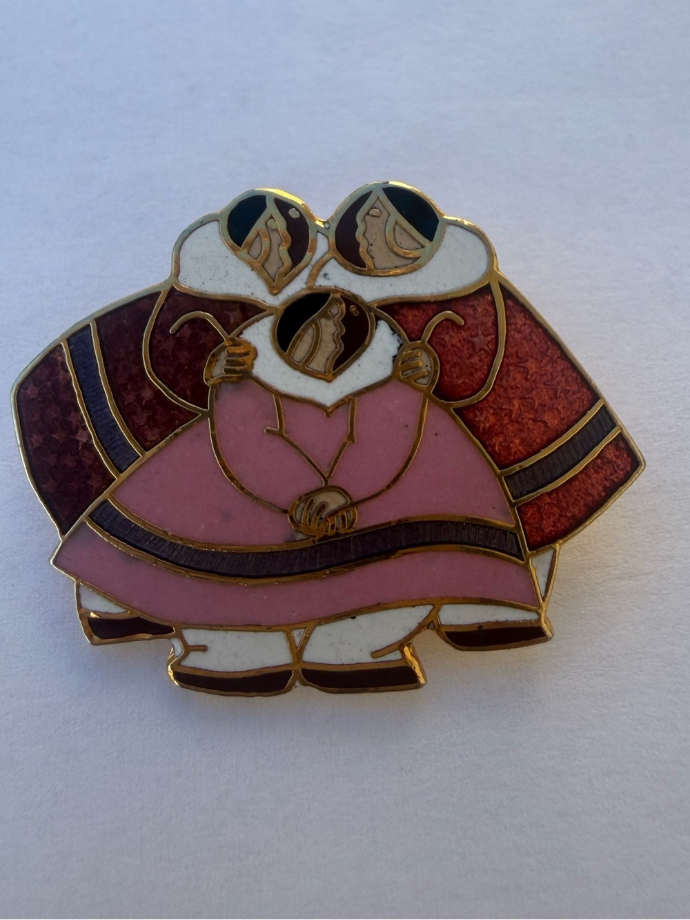 Artique Ltd Barbara Lavallee Brooch Inuit Family Enamel Pin